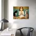 thumbnail image 3 of ARISTURING Canvas Print Wall Art Suspense by Charles Burton Cultural People Oil Painting Fine Art Traditional Dramatic Multicolor Ultra for Living Room, Bedroom, Office - 20x16 inch, 3 of 4