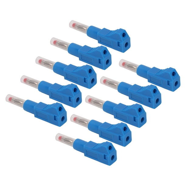 Conectores Tipo Banana, Conectores de Altavoz Tipo Banana de 4 mm Cat II 600 V 32 A Con 10 piezas para equipos digitales