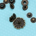 thumbnail image 7 of Frcolor Snap Buttons Brass Vintage Press Studsclothing Bronze Fastener Flower Fasteners Metal Sewing Diy Button, 7 of 7
