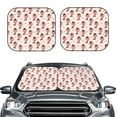 thumbnail image 2 of Haiem Dachshund Dog Heart Car Windshield Sun Shade (2 Pieces) Foldable Windshield Sun Shade Car Accessories for Truck SUV Pickup-Medium, 2 of 7