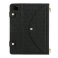 thumbnail image 2 of for iPad Pro 11-Inch Case 2024 Release, Protective Folio Case with Card Slots & Zipper Pocket & Pencil Holder, Built-in Stand Wallet Function, PU Leather Portable Crossbody Strap Cover, Black, 2 of 11