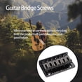 thumbnail image 4 of Sonducket Puente rígido de guitarra eléctrica con tornillos y pieza de repuesto negra Wench, puentes de sillín estables de Metal, instrumento Accesorios para instrumentos musicales, 4 of 6