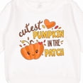 thumbnail image 3 of Inktastic Cutest Pumpkin in the Patch with Orange Heart Toddler Sweatshirt, 3 of 4