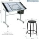 thumbnail image 4 of Restirador de Cristal Templado Bluelander con Banco de Trabajo, 4 of 5