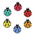 thumbnail image 1 of Parches de Mariquita Bordados de 6 Piezas, Apliques con para Chaquetas, , Ropa, 1 of 6