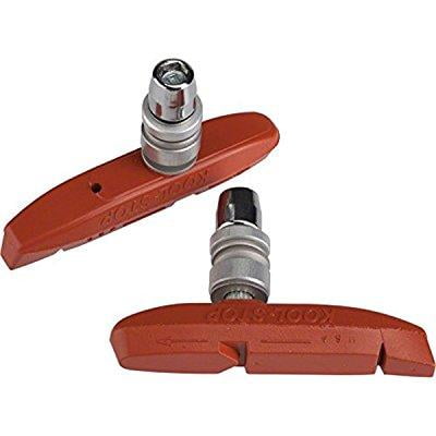 Kool-Stop Supra 2, Linear Pull Pads, Threaded Posts, Salmon, Pair