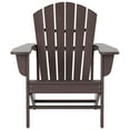 thumbnail image 4 of Polytrends  Altura Outdoor Eco-Friendly All Weather Poly Patio Adirondack Chair - Deep Seating Dark Brown, 4 of 5