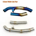 thumbnail image 3 of Motorcycle Exhaust System Modify Stainless Steel Exhaust Pipe Middle Link Pipe For Kawasaki Z1000 2007-2009, 3 of 3