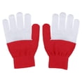 thumbnail image 2 of Women's WEAR by Erin Andrews Chicago Blackhawks Color-Block Gloves, 2 of 2