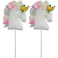 thumbnail image 4 of Northlight Plush Rainbow Unicorn Christmas Picks - 24" - Set of 2, 4 of 8