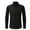 Black, variant on Mens Dress Shirts Solid Wrinkle-Free Long Sleeves Button Down Shirt Regular Big and Tall Business Casual Lapel Tops with Pocket