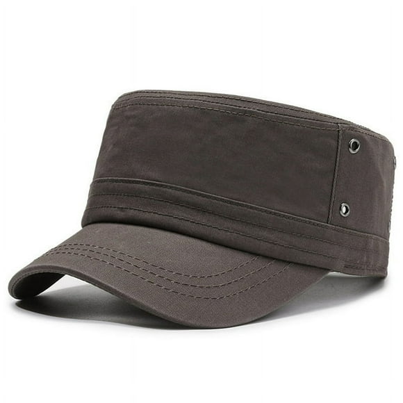 Fashion Cotton Men Cap Summer Sunscreen Cadet Hat Adjustable Flat Top Caps Women Men Fisher Army Hats Bone Cap