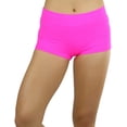thumbnail image 5 of ToBeInStyle Women's Micro Mini Rave Booty Shorts Hipsters Cheeky Boyshorts - Neon Pink, 5 of 6