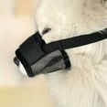 thumbnail image 4 of Dog Mouth Cover for Safe Training and Barking Control Adjustable Breathable Mesh Muzzle for Dogs Pet Supplies, 4 of 5