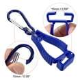 thumbnail image 3 of Uxcell Glove Keeper Gloves Grabber Clips Holder Hanger for Helmets, Blue 2 Pack, 3 of 5