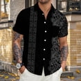 thumbnail image 6 of adaychics Japanese Print Hawaiian Shirts for Men Lapel Short Sleeve Summer Fashion Casual Beach Shirts Daily Wear, 6 of 7