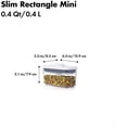 thumbnail image 2 of Recipiente de almacenamiento de alimentos OXO Good Grips POP, 0,4 L (juego de 4), 2 of 7