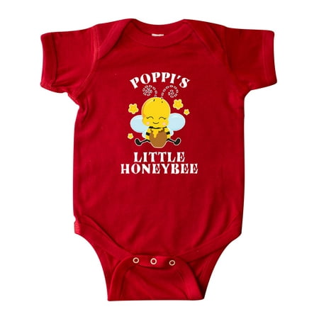 

Inktastic Cute Bee Poppi s Little Honeybee with Stars Gift Baby Boy or Baby Girl Bodysuit