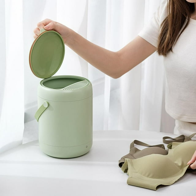 Mini portátil do escritorio Esterilización con luz de color azul para apartamentos Drom Calcetines, , ropa interior do ropa Verde perfecl mini lavadora