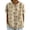 Beige, variant on Blouses for Women Womens Summer Tops Lapel Retro Striped Back Button Loose Top Casual Shirt T Shirt, Navy Small