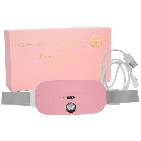 Menstrual Heating Pad FarInfrared Warming Uterus Waist Belt Cramp Relief Heater(Pink )