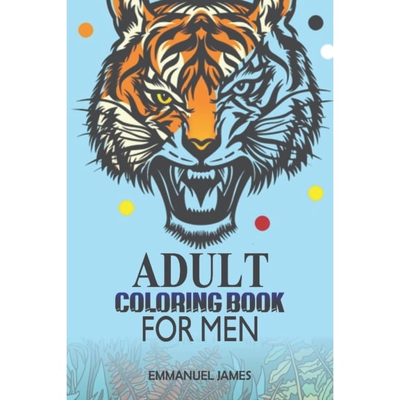 Adult Coloring Book for Men (Paperback)