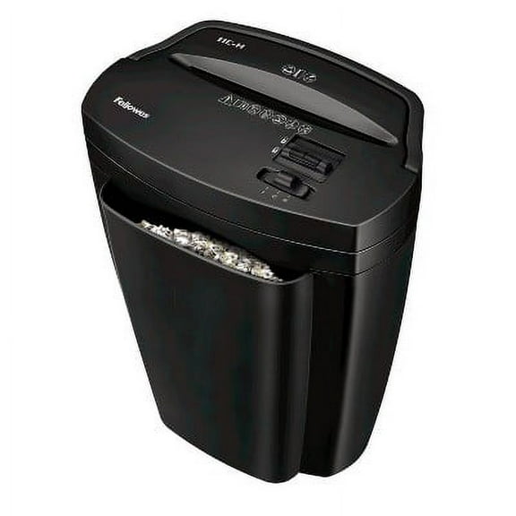 Fellowes Powershred 11C-H Cross-Cut Paper Shredder Black: 11-Sheet Capacity, Shreds Staples  Credit Cards, Quiet Operation