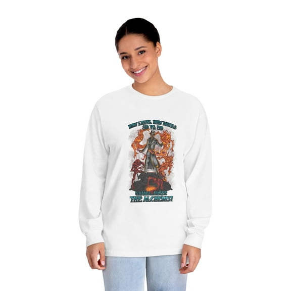 Angels Vs. Demons By Grandmarkee The Alchemist Unisex Long Sleeve T-Shirt