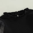 thumbnail image 3 of PENGXIANG Kid Automne Ensemble Manches Longues Fleur Patchwork T-shirt avec Jean Slit Perle, 3 of 6