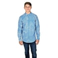 thumbnail image 2 of AlpineStars Men's Dip Dry Stripe Long Sleeve Shirt Medium Azure Blue, 2 of 4