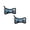 2PK Blue Camo Bone, variant on Tuffy Jr Bone Yellow Bone Durable Plush Squeaky Dog Toy