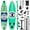 Palette Green, variant on SamaDally 10.6’ Inflatable Paddle Board, 33’’ Wide Paddle Board with Central Fin for All Skill Levels, Non-Slip Deck, Stable for Yoga & Surf