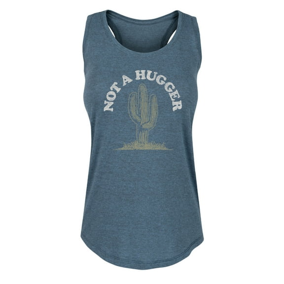 Instant Message - Not A Hugger - Women's Racerback Tank Top