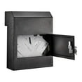 thumbnail image 4 of AdirOffice Steel Safe Locking Mail/Drop Box W/Door Mail Slot, Black, 4 of 5