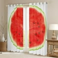 thumbnail image 2 of Erosebridal Watermelon Print Curtains for Living Room, 3D Fruit 03, 2 of 6