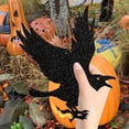 thumbnail image 5 of sruoe Halloween Wall Stickers, Halloween Indoor Decoration, Hanging Crowss Holiday Party Garden Decoration Props Wall Hanging, 5 of 6