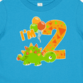 thumbnail image 4 of Inktastic Happy Dinosaur Second Birthday-green Boys or Girls Baby T-Shirt, 4 of 5