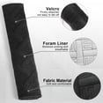 thumbnail image 4 of Funda para cinturón de seguridad de coche JUSTTOP Universal, paquete de 2, color negro, 4 of 6