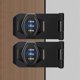 thumbnail image 1 of 2025 3 Digit Combination Rotary Hasp Lock for Pantry Door - Slide Double Bifold Door Lock for Closet Drawer Garage Gate Shed Barn Pantry 3" 2pcs Black, 1 of 4