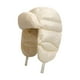 thumbnail image 1 of Gorro cálido de invierno para mujer, ajustable, con orejeras, moderno, decorativo, suave y cálido. Beige, 1 of 9