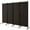 Brown, variant on Barara King Privacy Screen Separation, Partition Divider Room Separation,4-Panel Folding Room Divider 6 Feet Rolling Privacy Screen with Lockable Wheels-Gray
