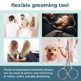 thumbnail image 5 of Hair Scissors, Grooming Eyebrows, Nose, Facial Hairs & Beard Trimming ( Round / Point (2 pack)）, 5 of 5