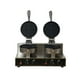 thumbnail image 1 of Wafflera Doble Industrial eléctrica Shorbull Placas antiadherentes Control Independiente Temperatura para dos piezas, 1 of 10