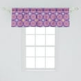 thumbnail image 2 of Ambesonne Ethnic Window Valance, Oriental Feminine Flourishes, 54" X 18", Indigo and Multicolor, 2 of 3