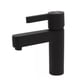thumbnail image 1 of Monomando Lavabo U Ovalin Baño Rubinett Acero 304 Corto Negro Mate, 1 of 6