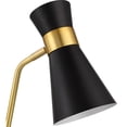 thumbnail image 6 of Uttermost 1-Light Coastal Marble and Metal Desk Lamp in Gold/Black, 6 of 8