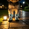thumbnail image 5 of 4 Pcs Waterproof Dog Shoes with Reflective Straps, Breathable Non-Slip Boots for Large Dogs, Paw Protection for Daily Walking, 5 of 6