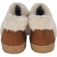 thumbnail image 3 of Clarks Indoor and Outdoor Tan Slipper Cozy Wool Mule Slip-On Fur Lined Clogs (Tan Cow Suede, 7), 3 of 5