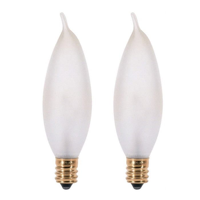 Satco Products S3767 120-Volt 25CA10 Medium Base Frost Light Bulb Nuvo Lighting
