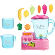 Simulation Juicer Toy Kitchen Pretend Toy 1 Set Kids Role Play Toy Kitchen Accessories for Kids Toddlers Learning Kitchen Toys Juicer Educational Plaything ( Pink )